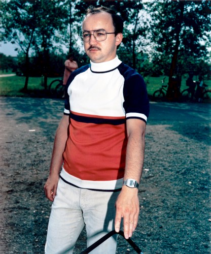 Junger Mann mit Brille, Leipzig 1985