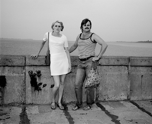 Junges Paar am Meer, Rostock 1984