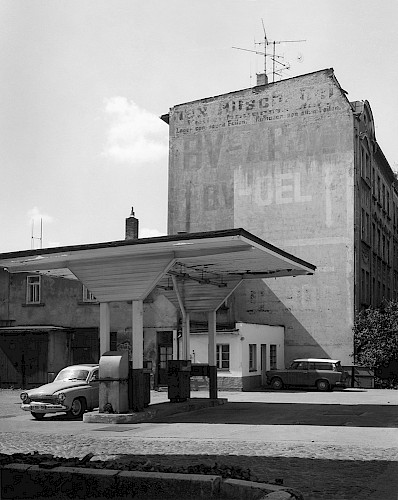 Tankstelle, Altenburg 1985
